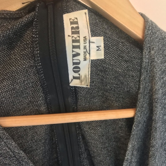 Vintage Grey Louviere Studded Dress - Picture 6 of 6